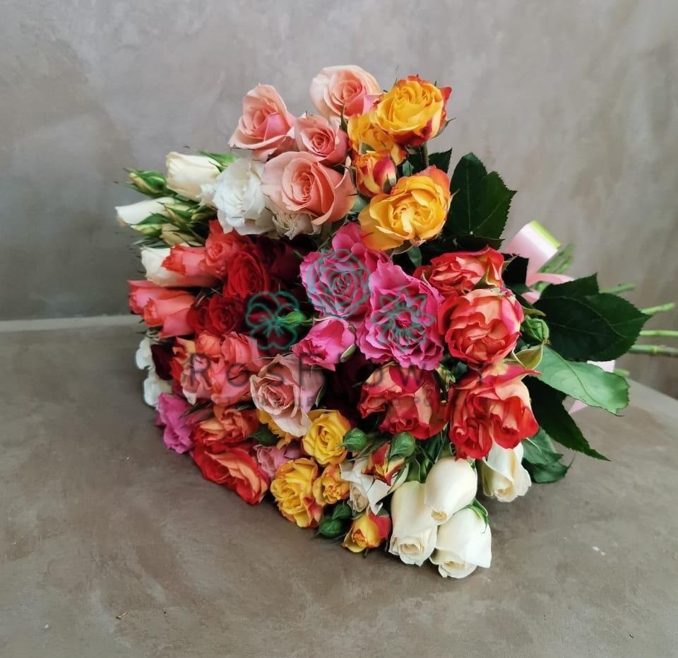 Букет цветов из: Розы в Большеустьикинское