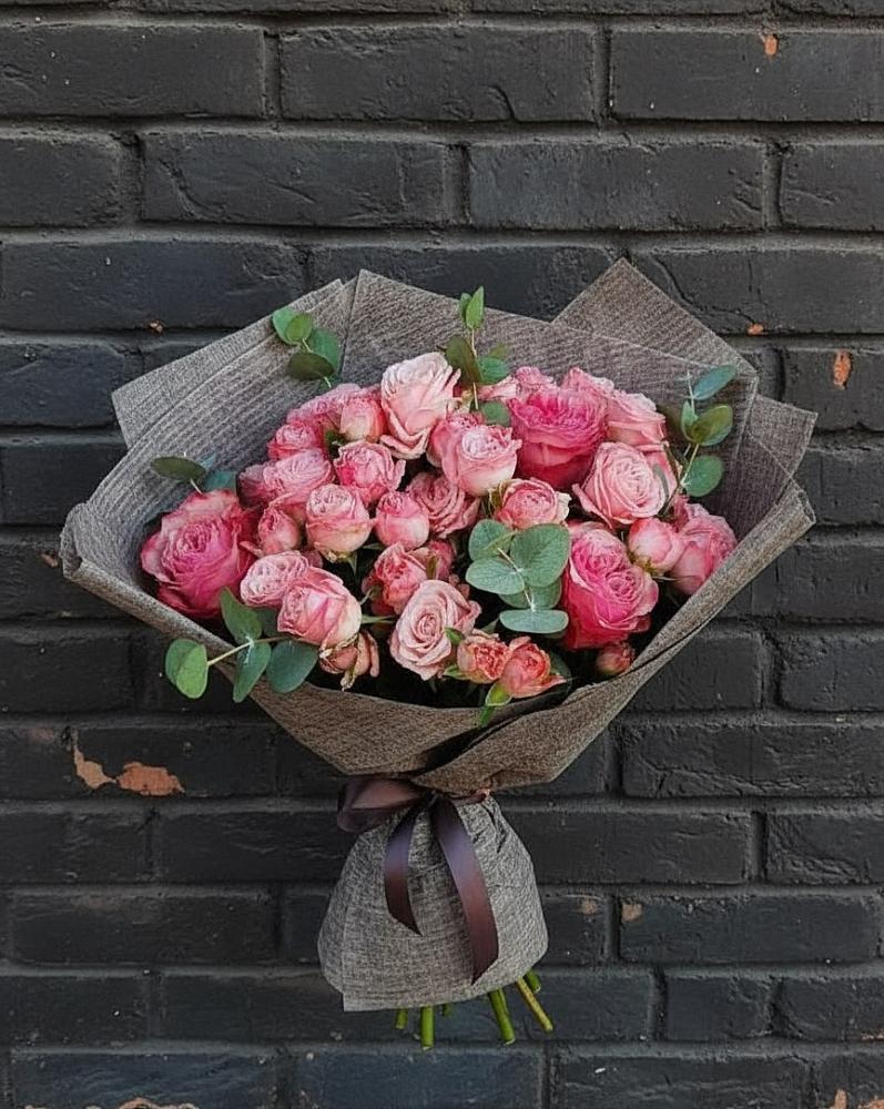 Букет цветов из: Розы в Большеустьикинское