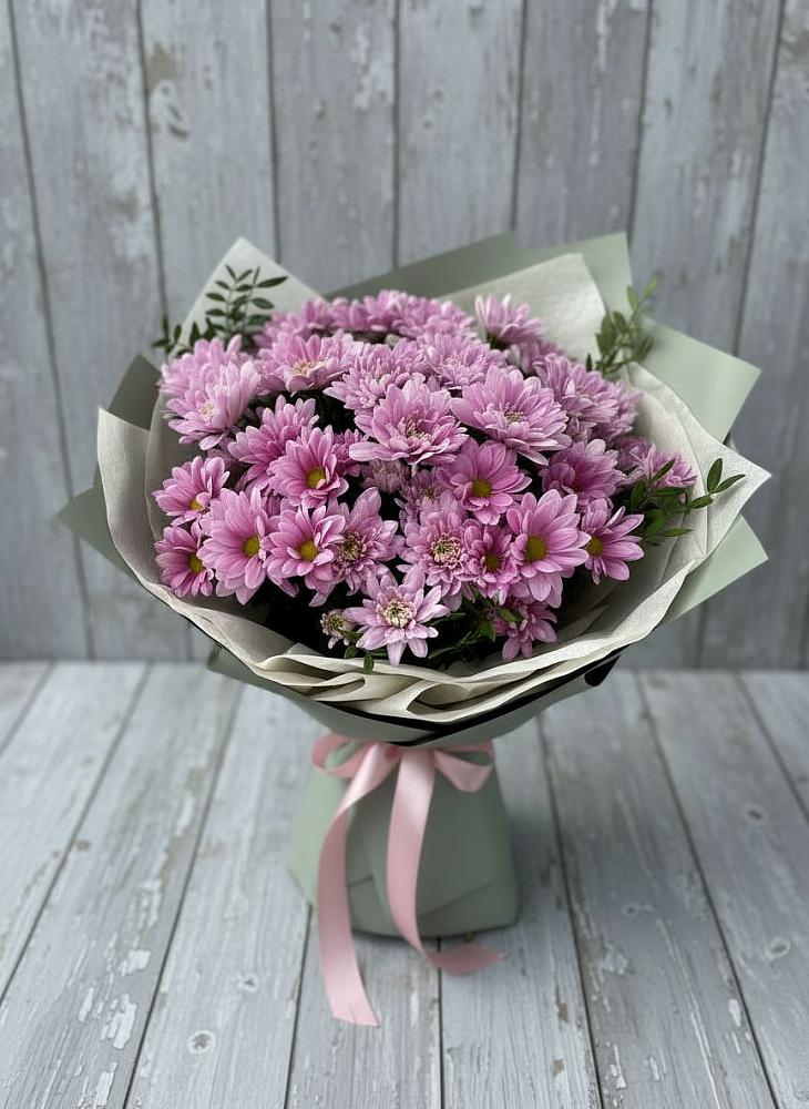 Букет цветов из: Хризантемы в Большеустьикинское