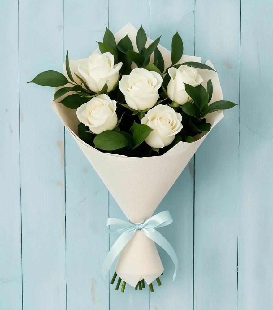 Букет цветов из: Розы в Большеустьикинское