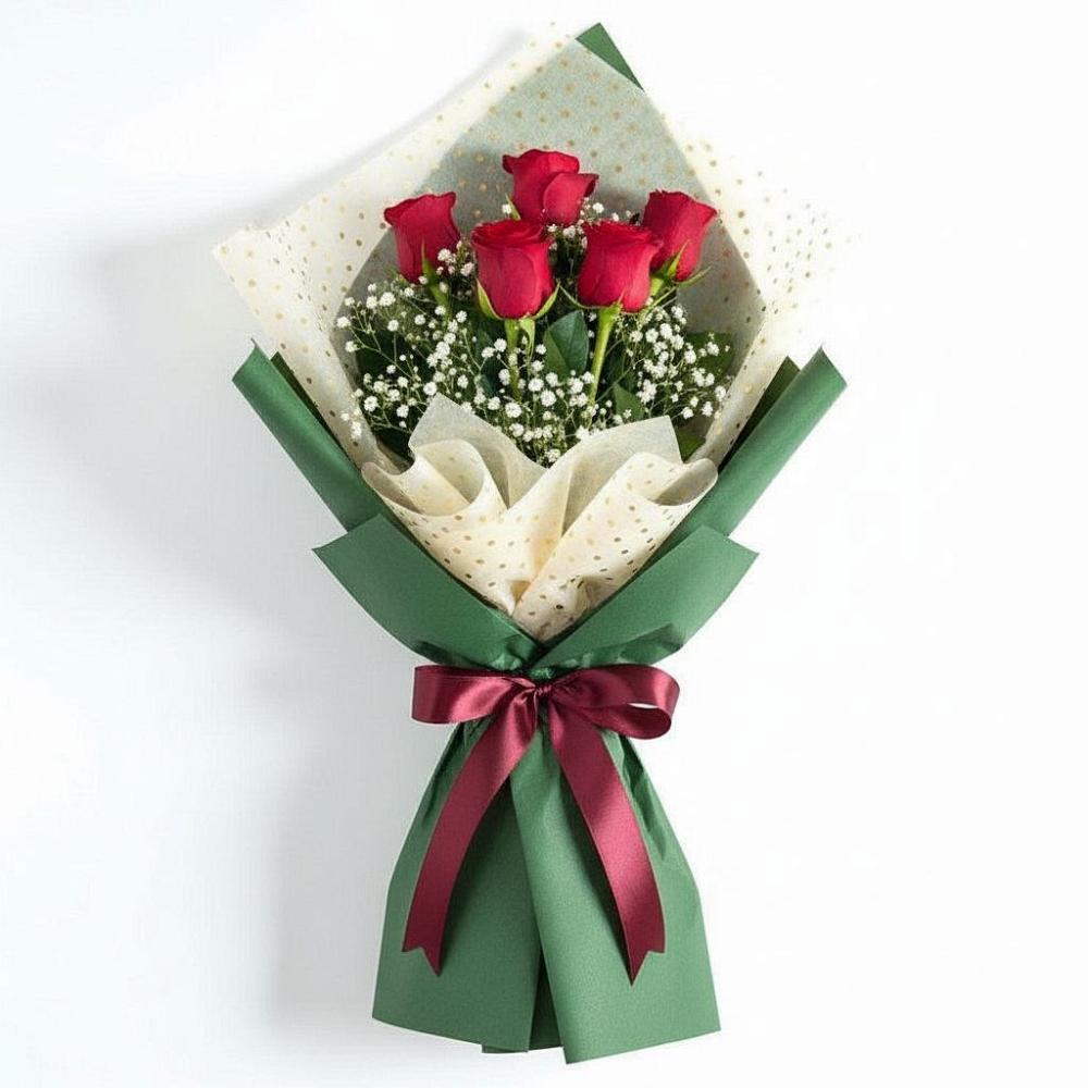 Букет цветов из: Розы в Большеустьикинское