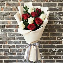Букет цветов из:  Розы в Большеустьикинское