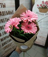 Букет цветов из:  Герберы #REPLACE_PRED# Большеустьикинское