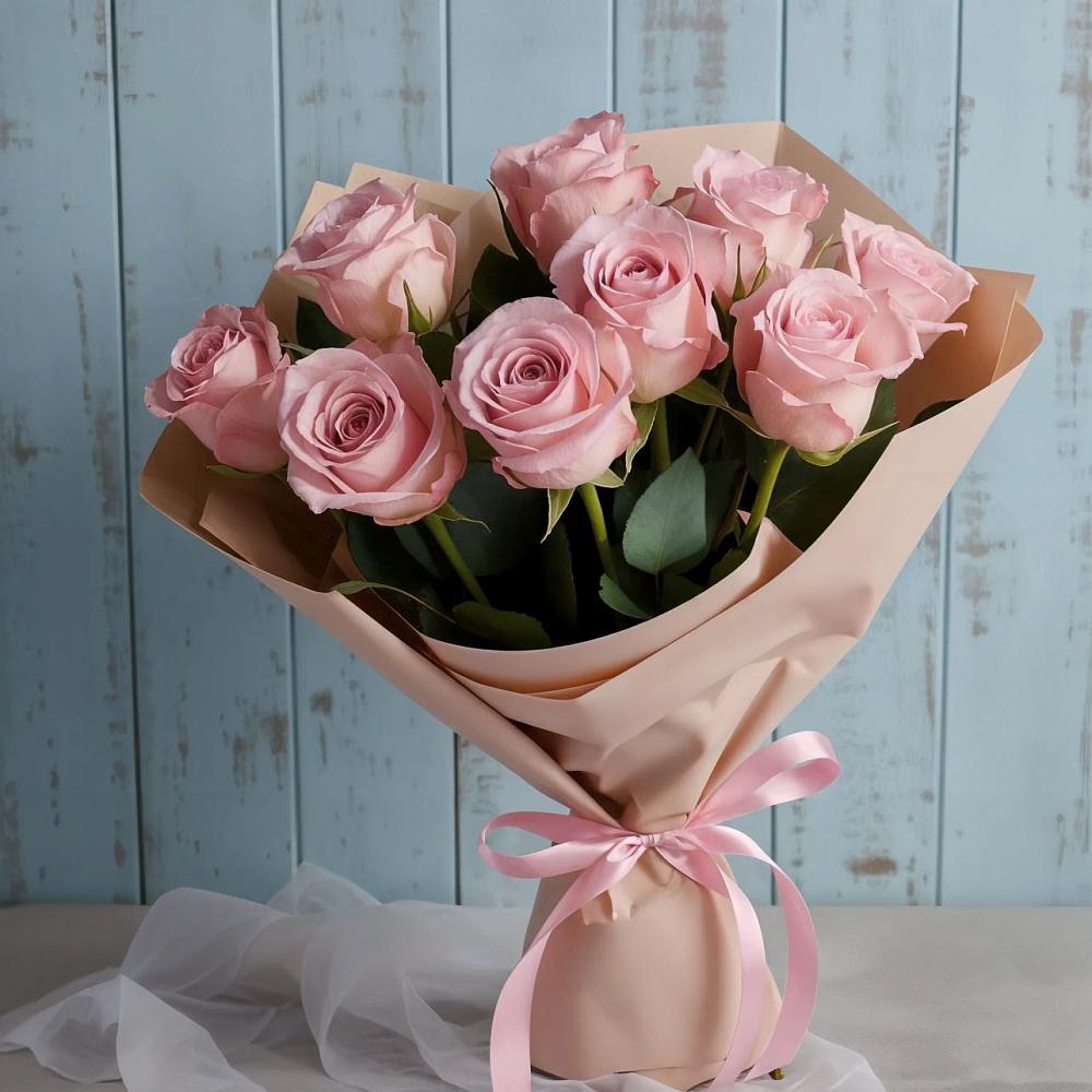 Букет цветов из: Розы в Большеустьикинское