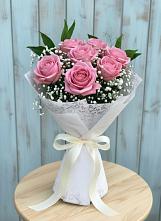 Букет цветов из:  Розы в Большеустьикинское
