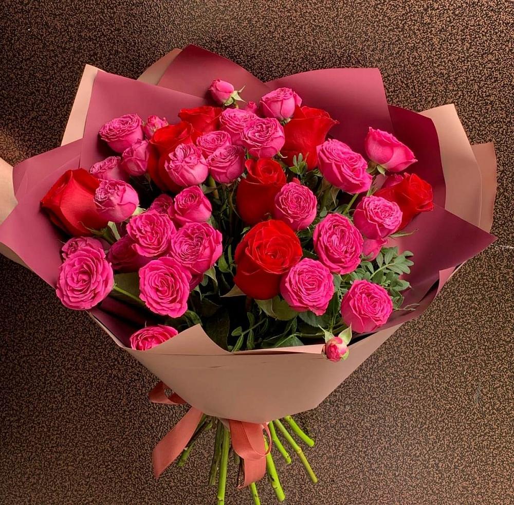 Букет В объятьях нежности в Большеустьикинское