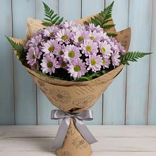 Букет цветов из:  Хризантемы в Большеустьикинское