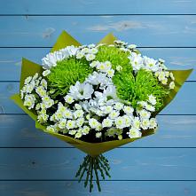 Букет цветов из:  Хризантемы в Большеустьикинское