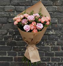 Букет цветов из:  Розы в Большеустьикинское