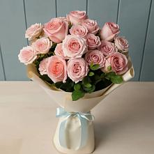 Букет Розовый шарм в Большеустьикинское