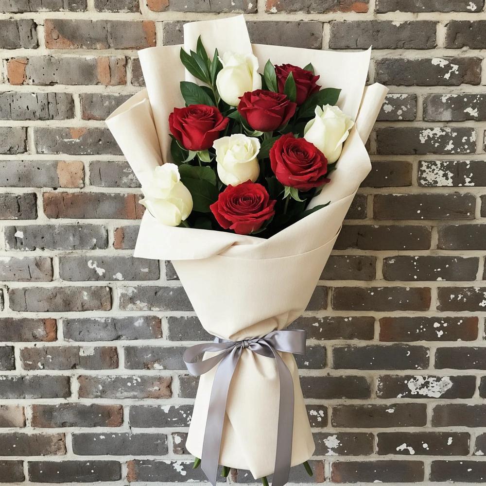 Букет цветов из: Розы в Большеустьикинское