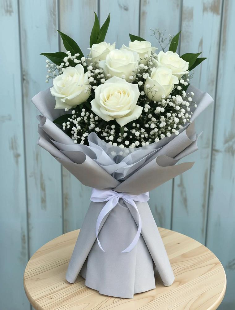 Букет цветов из: Розы в Большеустьикинское