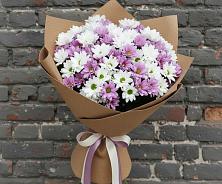 Букет цветов из:  Хризантемы в Большеустьикинское