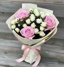 Букет цветов из:  Розы в Большеустьикинское