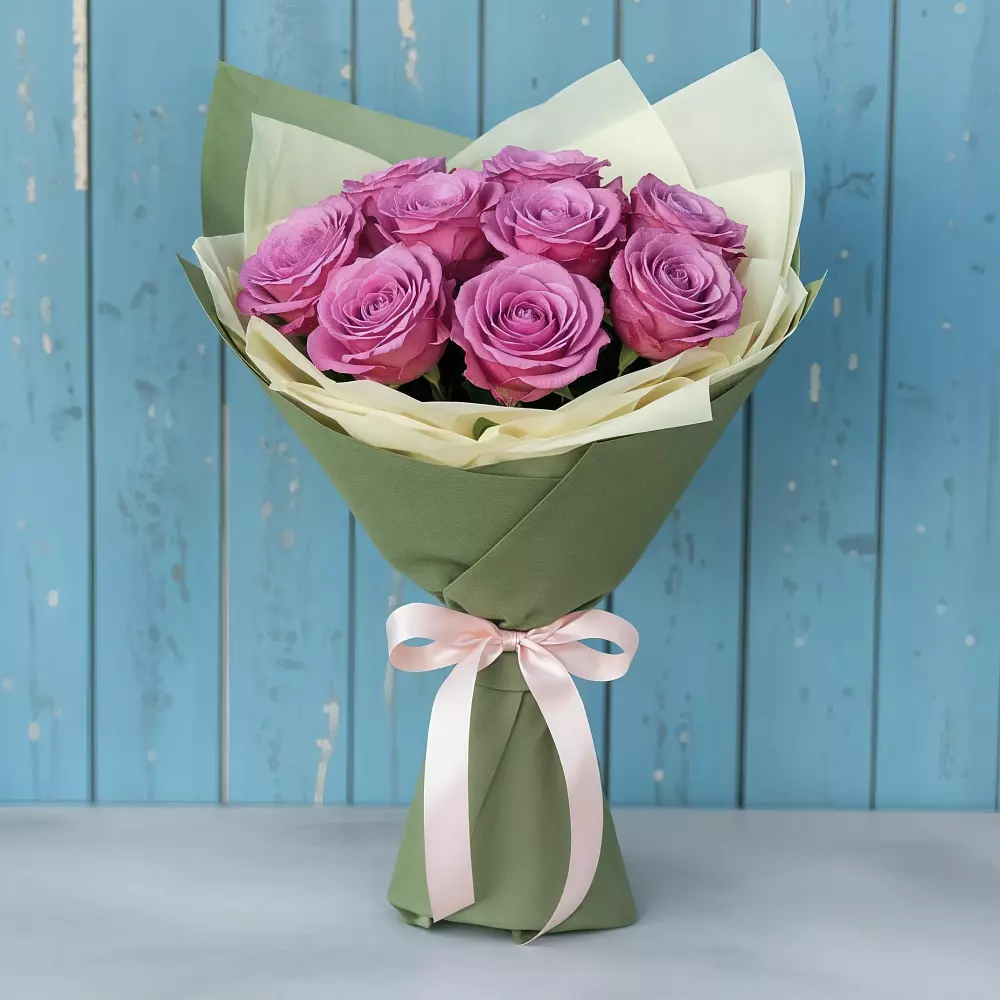 Букет Розы Фёрст Леди в Большеустьикинское