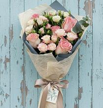 Букет цветов из:  Розы #REPLACE_PRED# Большеустьикинское