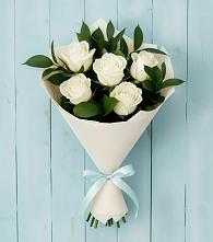 Букет цветов из:  Розы в Большеустьикинское