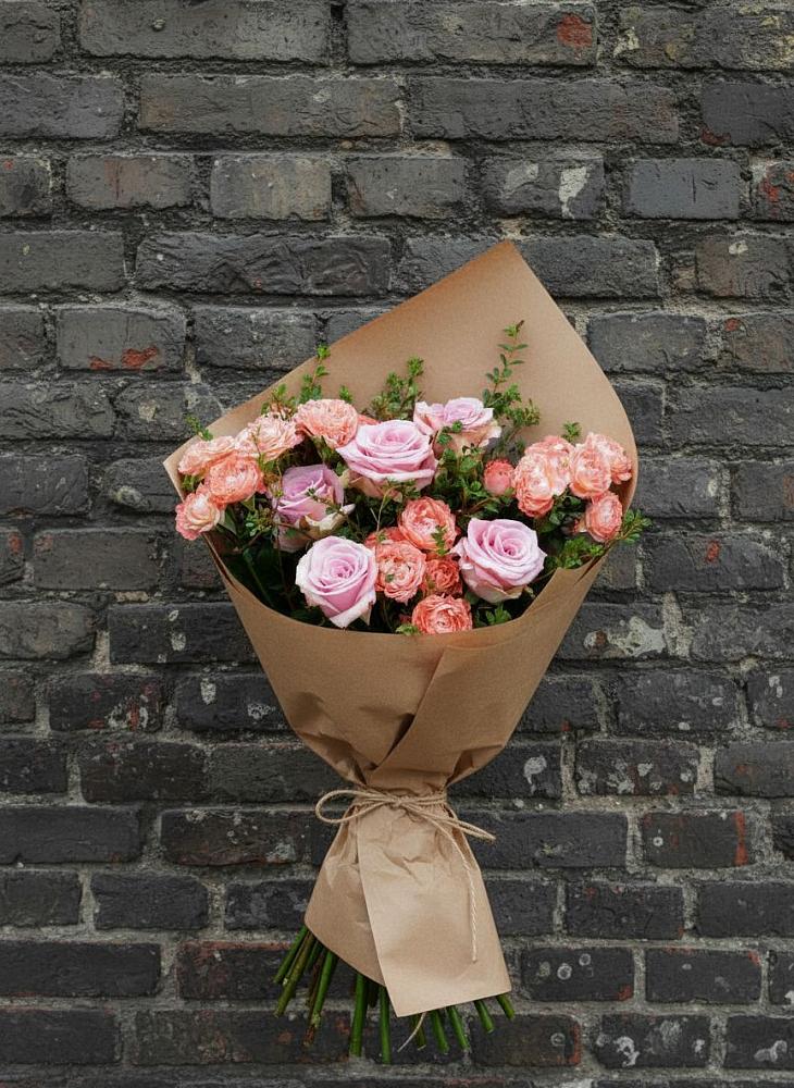 Букет цветов из: Розы в Большеустьикинское