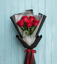 Букет цветов из:  Розы в Большеустьикинское