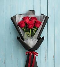 Букет цветов из:  Розы в Большеустьикинское