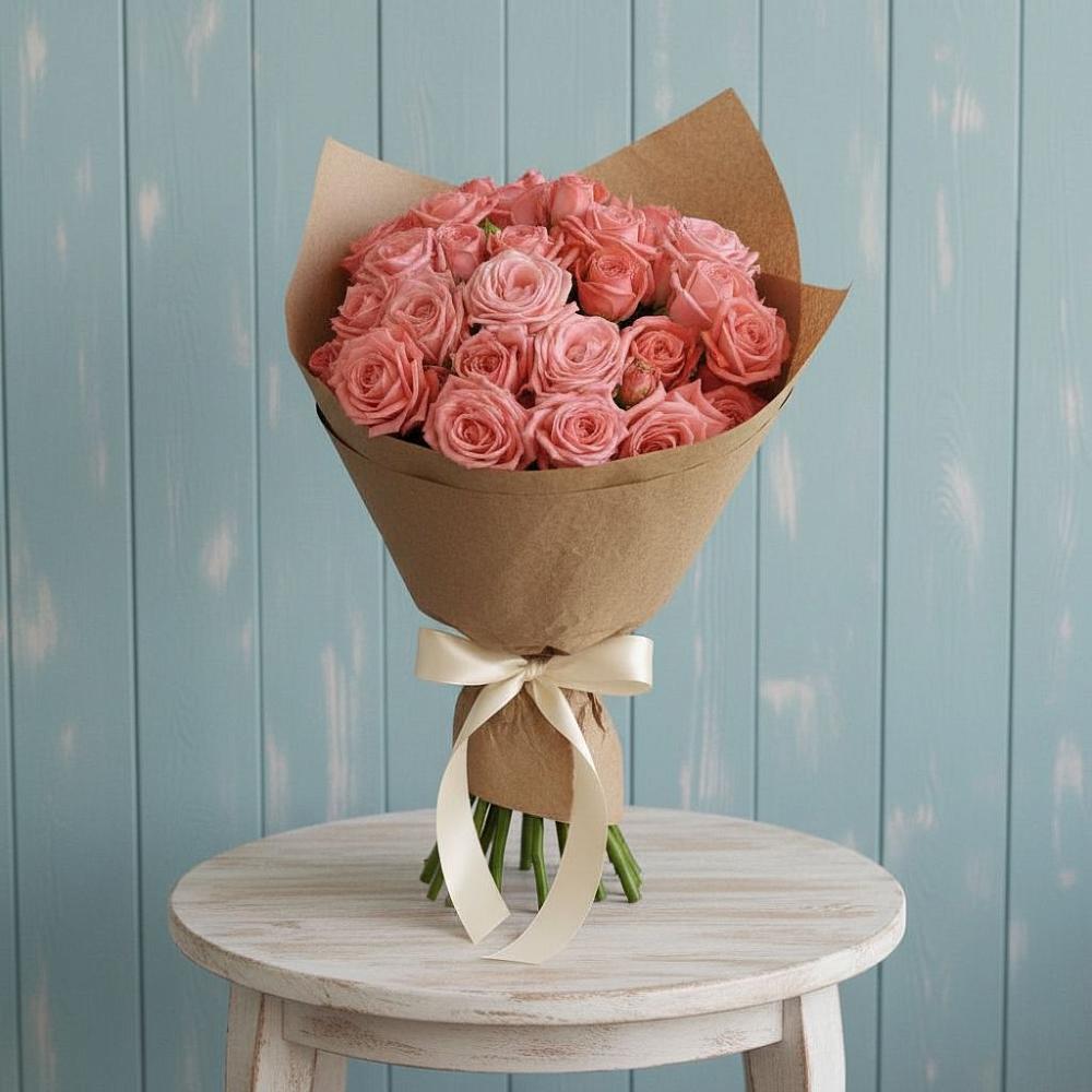 Букет цветов из: Розы в Большеустьикинское