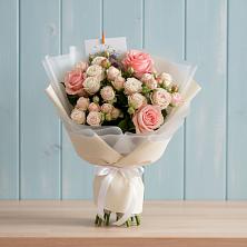 Букет цветов из:  Розы в Большеустьикинское