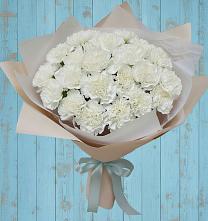 Букет цветов из:  Гвоздики в Большеустьикинское