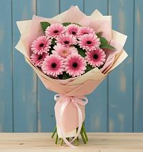 Букет цветов из:  Герберы в Большеустьикинское
