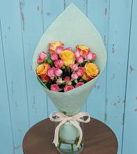 Букет цветов из:  Розы в Большеустьикинское